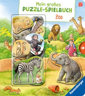 Möller |  Mein großes Puzzle-Spielbuch Zoo | Buch |  Sack Fachmedien