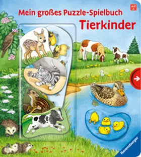 Nahrgang |  Mein großes Puzzle-Spielbuch: Tierkinder | Buch |  Sack Fachmedien