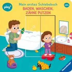 Höck |  Play+ Mein erstes Schiebebuch Baden, waschen, Zähne putzen - ab 18 Monate | Buch |  Sack Fachmedien