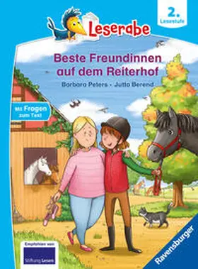 Peters |  Leserabe 2. Lesestufe - Beste Freundinnen auf dem Reiterhof | Buch |  Sack Fachmedien