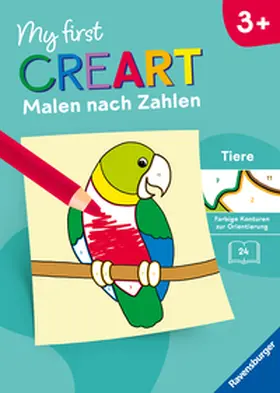  CreArt Malen nach Zahlen ab 3 - Tiere | Buch |  Sack Fachmedien