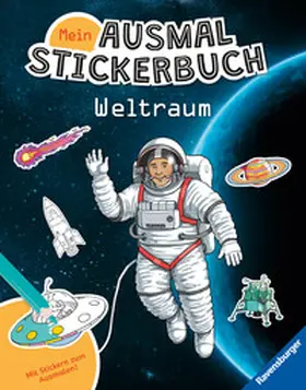 Bruns |  Mein Ausmalstickerbuch - Weltraum | Buch |  Sack Fachmedien