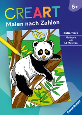  CreArt Malen nach Zahlen ab 5: Süße Tiere | Buch |  Sack Fachmedien