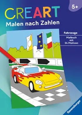  CreArt Malen nach Zahlen ab 5: Fahrzeuge | Buch |  Sack Fachmedien