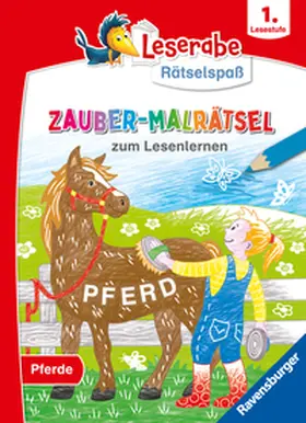 Richter |  Leserabe Rätselspaß - Zauber-Malrätsel zum Lesenlernen: Pferde (1. Lesestufe) | Buch |  Sack Fachmedien