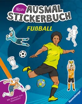  Mein Ausmalstickerbuch - Fußball | Buch |  Sack Fachmedien