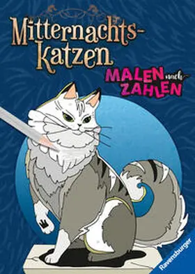  Ravensburger Malen nach Zahlen Mitternachtskatzen - 24 Motive - 24 Farben - Malbuch mit nummerierten Ausmalfeldern für fortgeschrittene Fans | Buch |  Sack Fachmedien