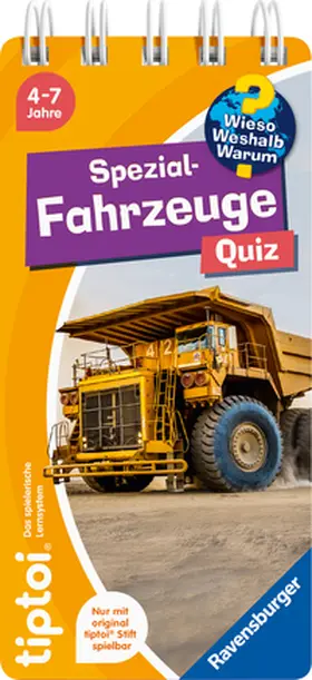  tiptoi® Wieso? Weshalb? Warum? Quiz - Spezialfahrzeuge | Buch |  Sack Fachmedien