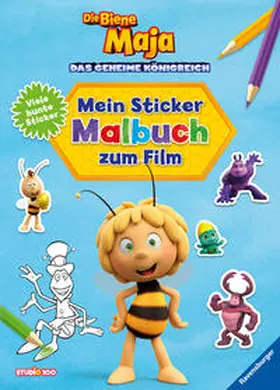  Die Biene Maja: Mein Sticker-Malbuch zum Film | Buch |  Sack Fachmedien