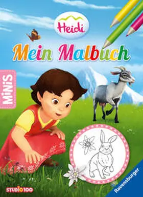  Ravensburger Minis Heidi - Mein Malbuch | Buch |  Sack Fachmedien