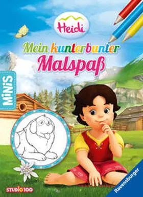  Ravensburger Minis Heidi - Mein kunterbunter Malspaß | Buch |  Sack Fachmedien