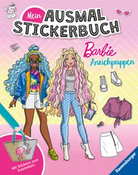  Mein Ausmalstickerbuch Barbie - Anziehpuppen | Buch |  Sack Fachmedien
