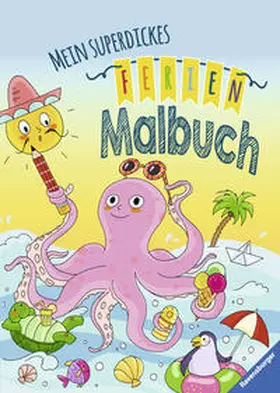  Mein superdickes Ferienmalbuch | Buch |  Sack Fachmedien