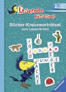 Johannsen |  Sticker-Kreuzworträtsel zum Lesenlernen (2. Lesestufe), türkis | Buch |  Sack Fachmedien