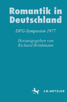 Brinkmann |  Romantik in Deutschland | Buch |  Sack Fachmedien