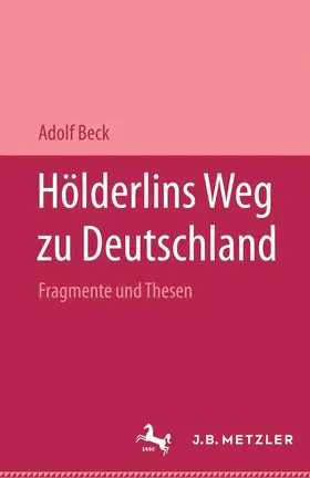 Beck |  Hölderlins Weg zu Deutschland | Buch |  Sack Fachmedien