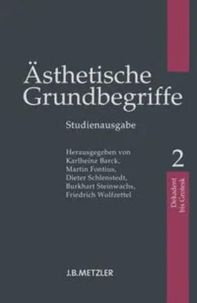 Barck / Fontius / Schlenstedt |  Ästhetische Grundbegriffe | eBook | Sack Fachmedien