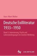 Walter |  Deutsche Exilliteratur 1933-1950 | Buch |  Sack Fachmedien