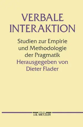 Flader |  Verbale Interaktion | Buch |  Sack Fachmedien