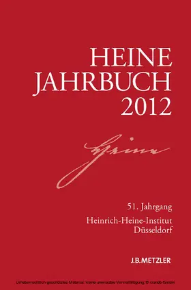 Kruse / Brenner-Wilczek | Heine-Jahrbuch 2012 | E-Book | www.sack.de