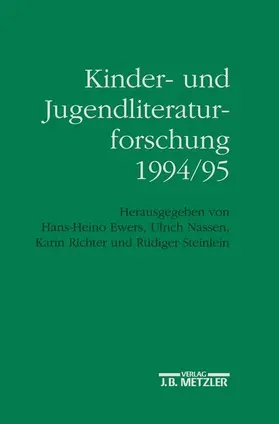 Ewers / Nassen / Richter |  Kinder- und Jugendliteraturforschung 1994/95 | Buch |  Sack Fachmedien