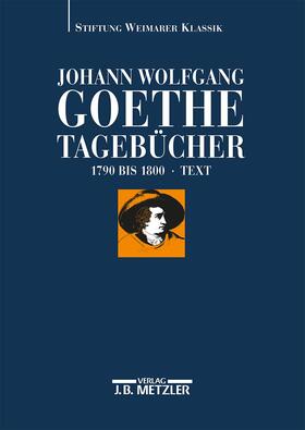 Zehm |  Johann Wolfgang Goethe: Tagebücher | Buch |  Sack Fachmedien