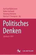 Ballestrem / Gerhardt / Ottmann |  Politisches Denken. Jahrbuch 1997 | Buch |  Sack Fachmedien