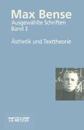 Walther |  Max Bense: Ästhetik und Texttheorie | Buch |  Sack Fachmedien
