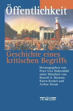Hohendahl |  Öffentlichkeit - Geschichte eines kritischen Begriffs | Buch |  Sack Fachmedien