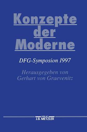 Graevenitz |  Konzepte der Moderne | Buch |  Sack Fachmedien