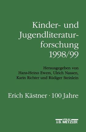 Ewers / Nassen / Richter |  Kinder- und Jugendliteraturforschung 1998/99 | Buch |  Sack Fachmedien