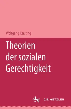 Kersting |  Theorien der sozialen Gerechtigkeit | Buch |  Sack Fachmedien