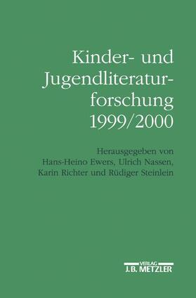 Ewers / Nassen / Richter |  Kinder- und Jugendliteraturforschung 1999/2000 | Buch |  Sack Fachmedien