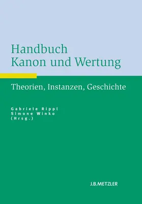 Winko / Rippl |  Handbuch Kanon und Wertung | Buch |  Sack Fachmedien