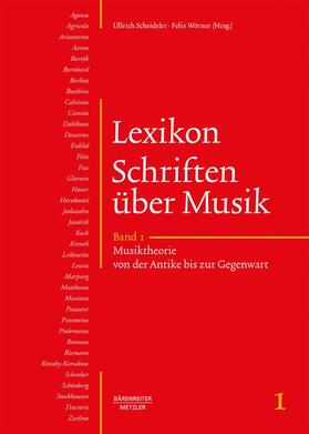 Scheideler / Woerner / Wörner |  Lexikon Schriften über Musik | Buch |  Sack Fachmedien