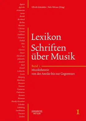 Scheideler / Wörner |  Lexikon Schriften über Musik | Buch |  Sack Fachmedien