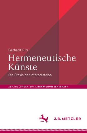 Kurz | Hermeneutische Künste | Buch | sack.de