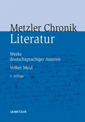 Meid |  Metzler Literatur Chronik | eBook | Sack Fachmedien