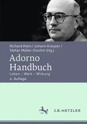 Klein / Kreuzer / Müller-Doohm | Adorno-Handbuch | E-Book | www.sack.de