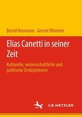 Wimmer / Neumann |  Elias Canetti in seiner Zeit | Buch |  Sack Fachmedien