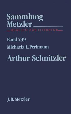 Perlmann |  Arthur Schnitzler | Buch |  Sack Fachmedien