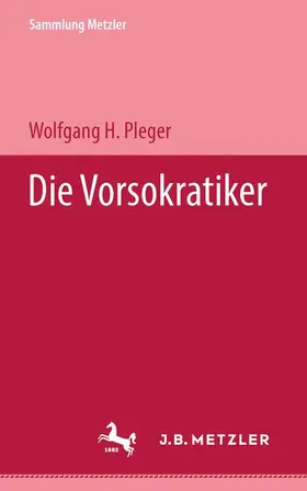 Pleger |  Die Vorsokratiker | Buch |  Sack Fachmedien