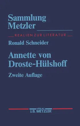 Schneider |  Annette von Droste-Hülshoff | Buch |  Sack Fachmedien