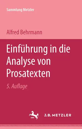 Behrmann |  Einführung in die Analyse von Prosatexten | Buch |  Sack Fachmedien