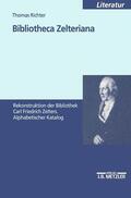Richter |  Bibliotheca Zelteriana | Buch |  Sack Fachmedien