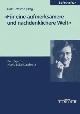 Göttsche |  "Für eine aufmerksamere und nachdenklichere Welt" | Buch |  Sack Fachmedien
