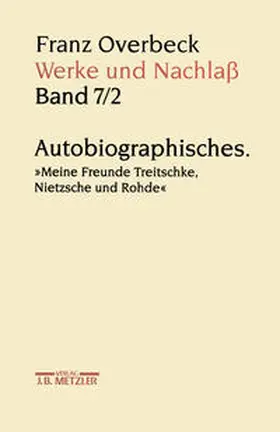 Stauffacher-Schaub / von Reibnitz |  Franz Overbeck: Werke und Nachlaß | eBook | Sack Fachmedien