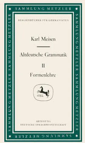 Meisen | Altdeutsche Grammatik II Formenlehre | E-Book | sack.de