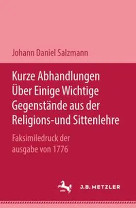 Salzmann |  Kurze Abhandlungen über einige wichtige Gegenstände aus der Religions- und Sittenlehre | Buch |  Sack Fachmedien
