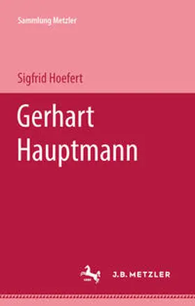 Hoefert |  Gerhart Hauptmann | eBook | Sack Fachmedien